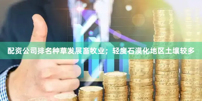 配资公司排名种草发展畜牧业；轻度石漠化地区土壤较多